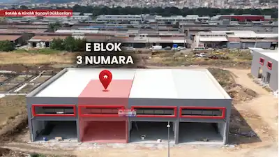 BİGA SANAYİ BÖLGESİ E BLOK 3 NO’LU KİRALIK İŞ YERİ
