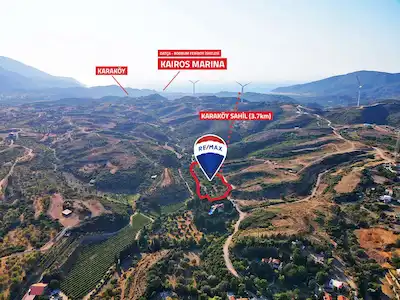 DATÇA REŞADIYE'DE YATIRIMLIK SATILIK 8,267 M2 TARLA 