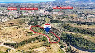 DATÇA REŞADIYE'DE YATIRIMLIK SATILIK 8,267 M2 TARLA 