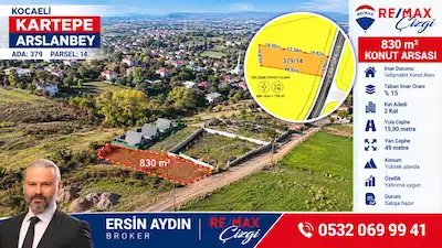 KARTEPE ARSLANBEY 830 M2 KONUT ARSASI