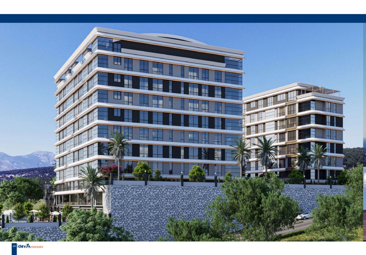 ANTALYA MAZI DAĞI DEVA MANZARA PROJESİNDE 2+1 SATILIK DAİRE