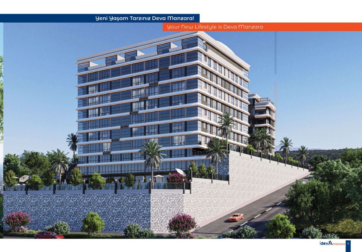 ANTALYA MAZI DAĞI DEVA MANZARA PROJESİNDE 2+1 SATILIK DAİRE