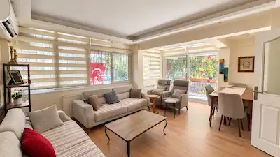 FAHRETTİN ALTAYDA KOMPLE TADİLATLI 3+1 | 90 M² | BAHÇE KATI