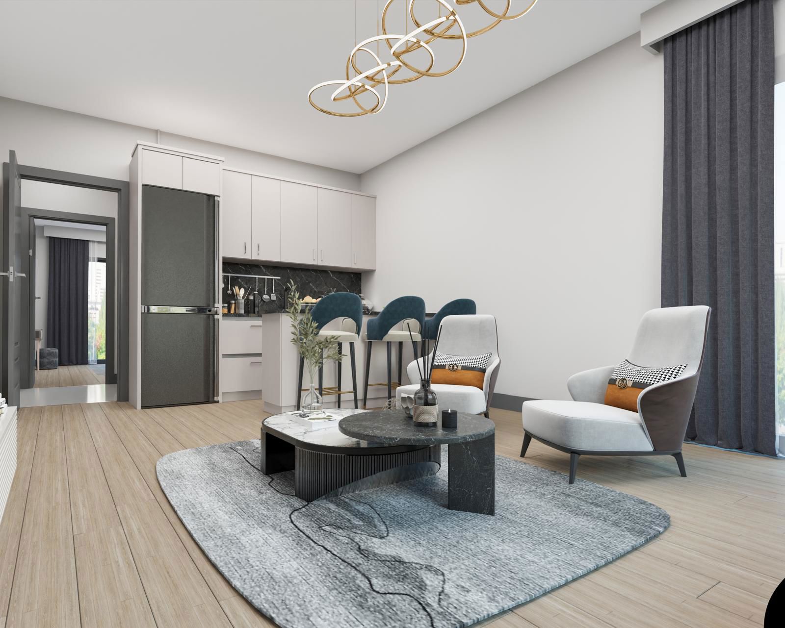 REMAX ÇARŞI' DAN GREEN NESTTE SATILIK 1+1 DAİRE