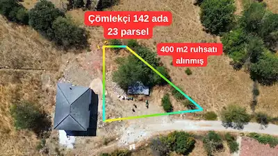 BIGA ÇÖMLEKÇI KÖYÜNDE RUHSATI HAZIR 400 M² İMARLI ARSA