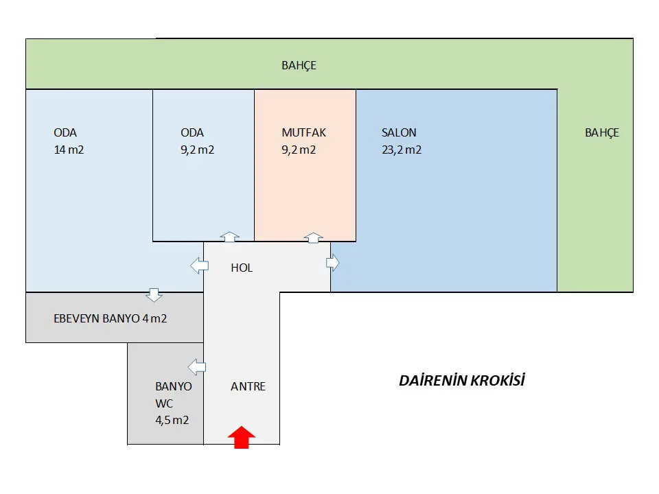 CEVİZLİ BAĞDAT CADDESİNE 3.BAİNADA BAHÇE KULLANIMLI SATILIK 2+1 YENİ DAİRE 2