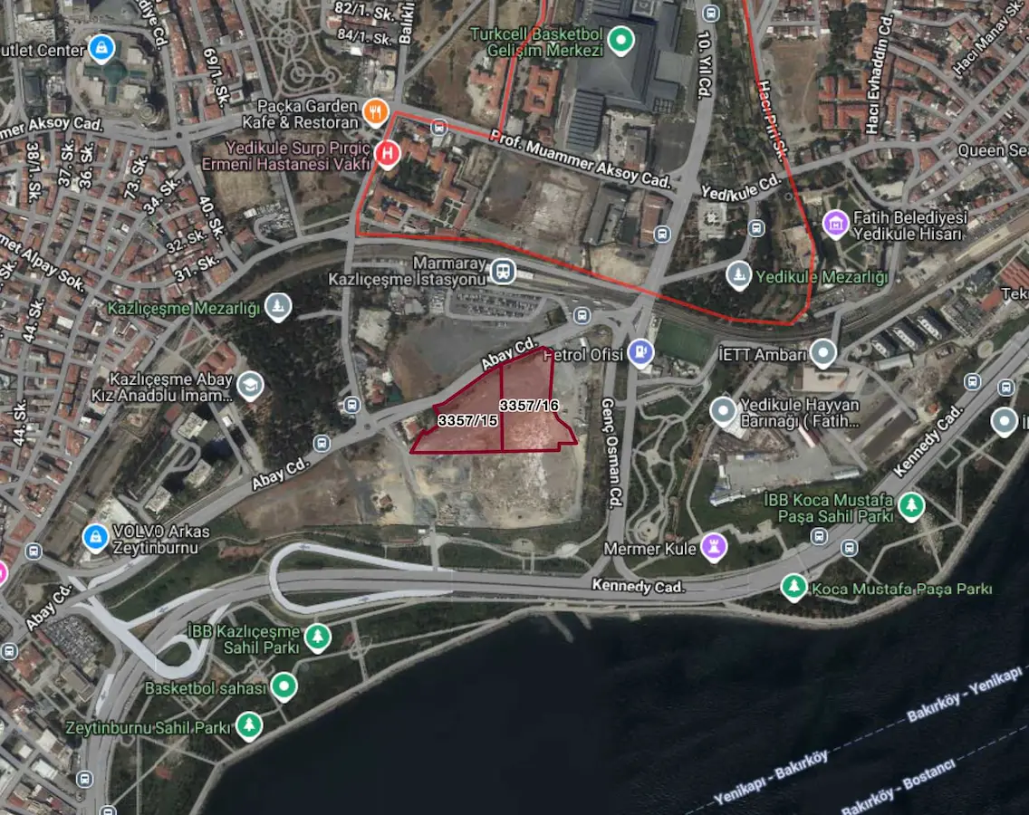 KAZLIÇEŞME SAHİL DE TICARET+TURIZM İMARLI FIRSAT FIYATLI HISSELER
