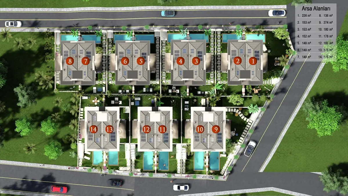REMAX CİTY DAVUTLARDA DENİZ MANZARALI 14 VİLLA YAPILABİLİR ARSA