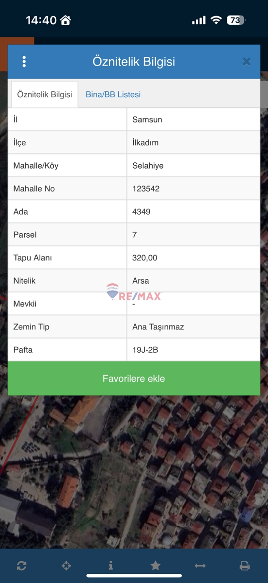 REMAX YASİN'DEN İLKADIM'DA SATILIK ARSA