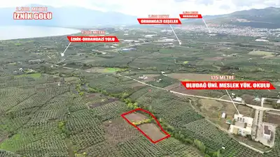 YENIKÖY ORHANGAZI’DE ULUDAĞ ÜNV. MYO YANI 15.396 M² TEK TAPU YATIRIMLIK TARLA
