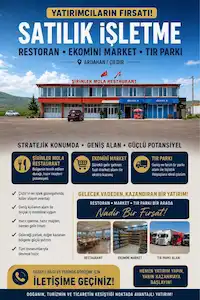 RESTAURANT - TIR PARKI - MARKET KAÇIRILMAYACAK BÜYÜK FIRSAT