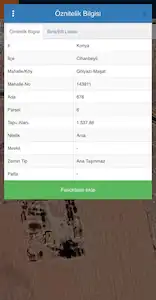 KONYA CİHANBEYLİ GÖLYAZI MAŞAT SATILIK ARSA  1537 M2
