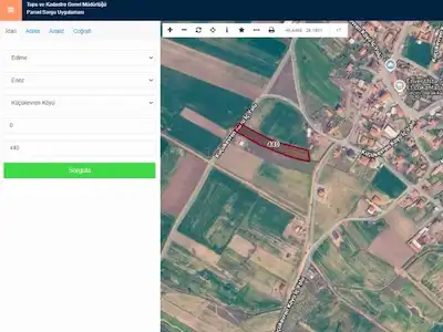 EDİRNE ENEZ KÜÇÜKEVREN'DE SATILIK MÜSTAKİL PARSEL