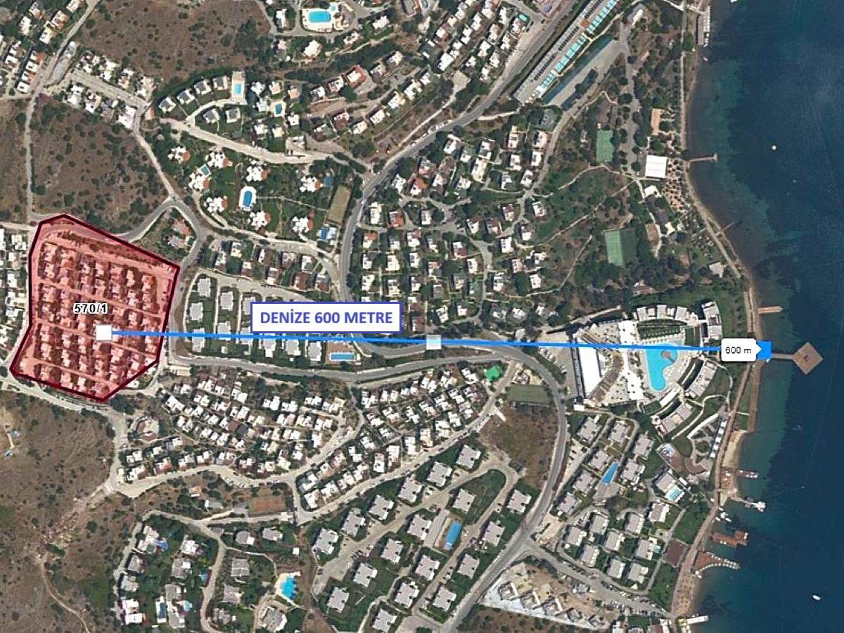 DENİZE YAKIN, BAHÇELİ SATILIK VİLLA BODRUM GÜNDOĞAN 