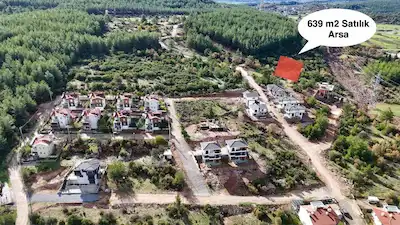 MUĞLA MENTEŞE GÜLAĞZI’NDA SATILIK 639 M2 ARSA