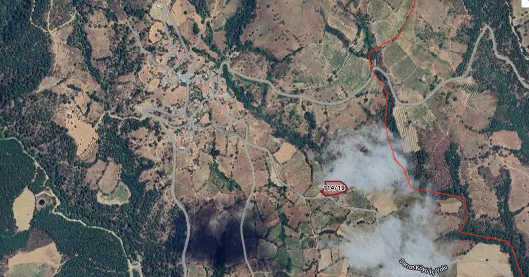 ÇANAKKALE BAYRAMIÇ DE YOLA SINIR 3600M2 SATILIK TARLA