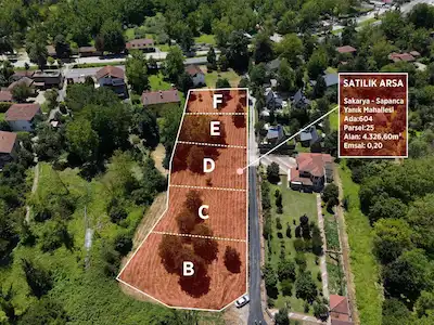 REMAX EXCELLENCE DAN SAPANCA YANIK YOLA CEPHE VİLLA İMARLI ARSA