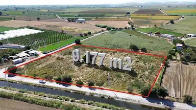 MENEMEN AHIHIDIR’DA MÜSTAKİL PARSEL  9.177 M2 SATILIK DAMI OLAN BAĞ BAHÇE