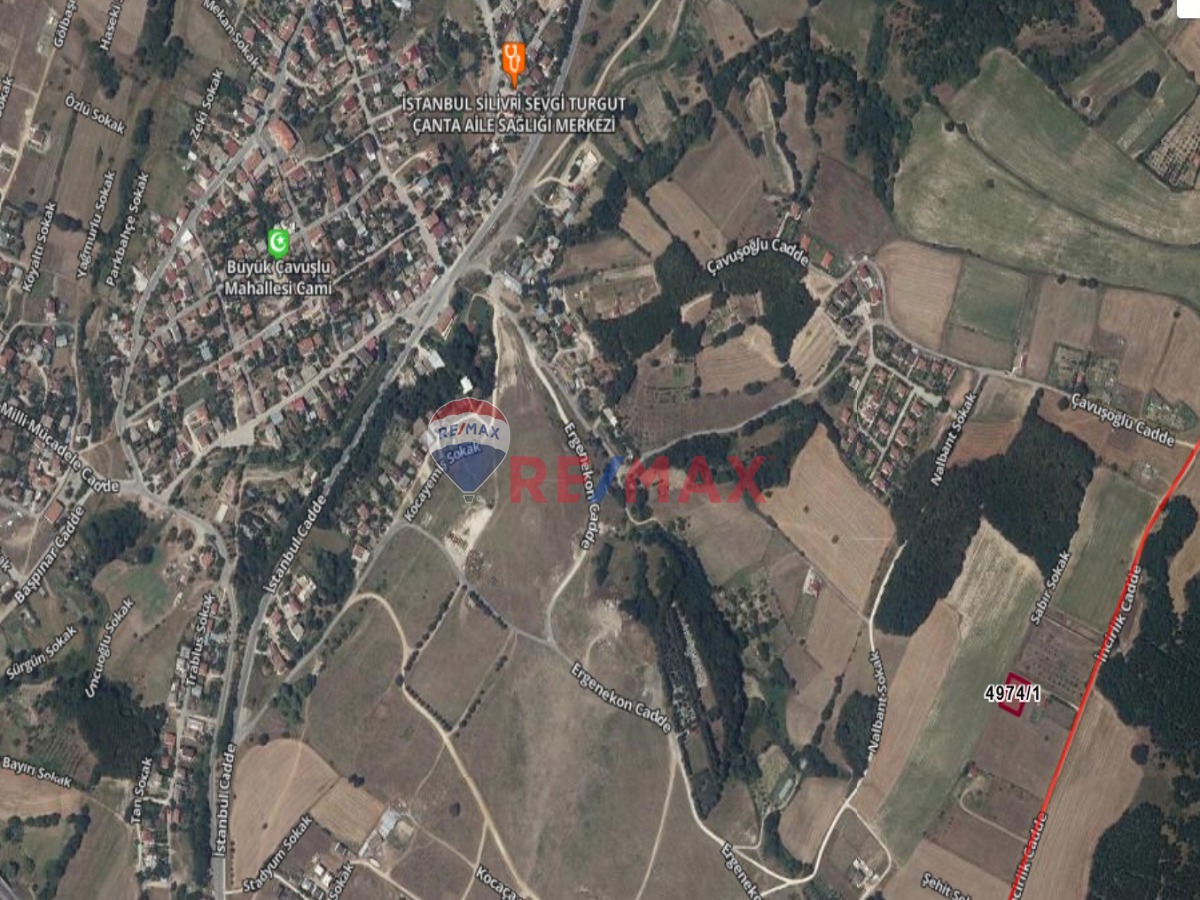 SILIVRI BÜYÜK ÇAVUŞLUDA YATIRIMLIK MUHTEŞEM KONUMLU VILLA ARSASI