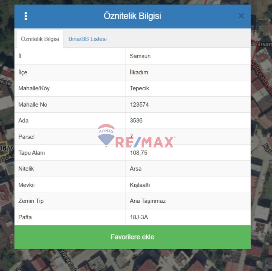 REMAX MURAT'TAN İLKADIM TEPECİK'DE 1+1 PARASINA SATILIK ARSA