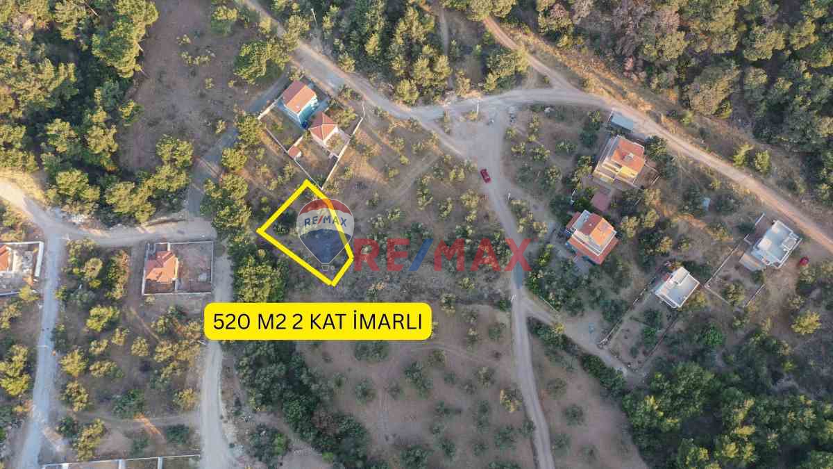 ÇANAKKALE EZİNE TAVAKLI KÖYÜ'NDE 520M2 İMARLI ARSA