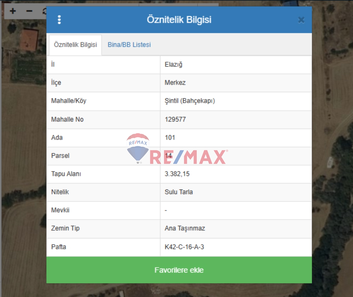 REMAX DOĞU'DAN AKÇAKİRAZ ŞİNTİL (BAHÇEKAPI)' DE SATILIK TARLA