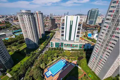 BATI ATAŞEHIR AĞAOĞLU HIGHPARK SITESI'NDE YÜKSEK KAT KIRALIK 3+1