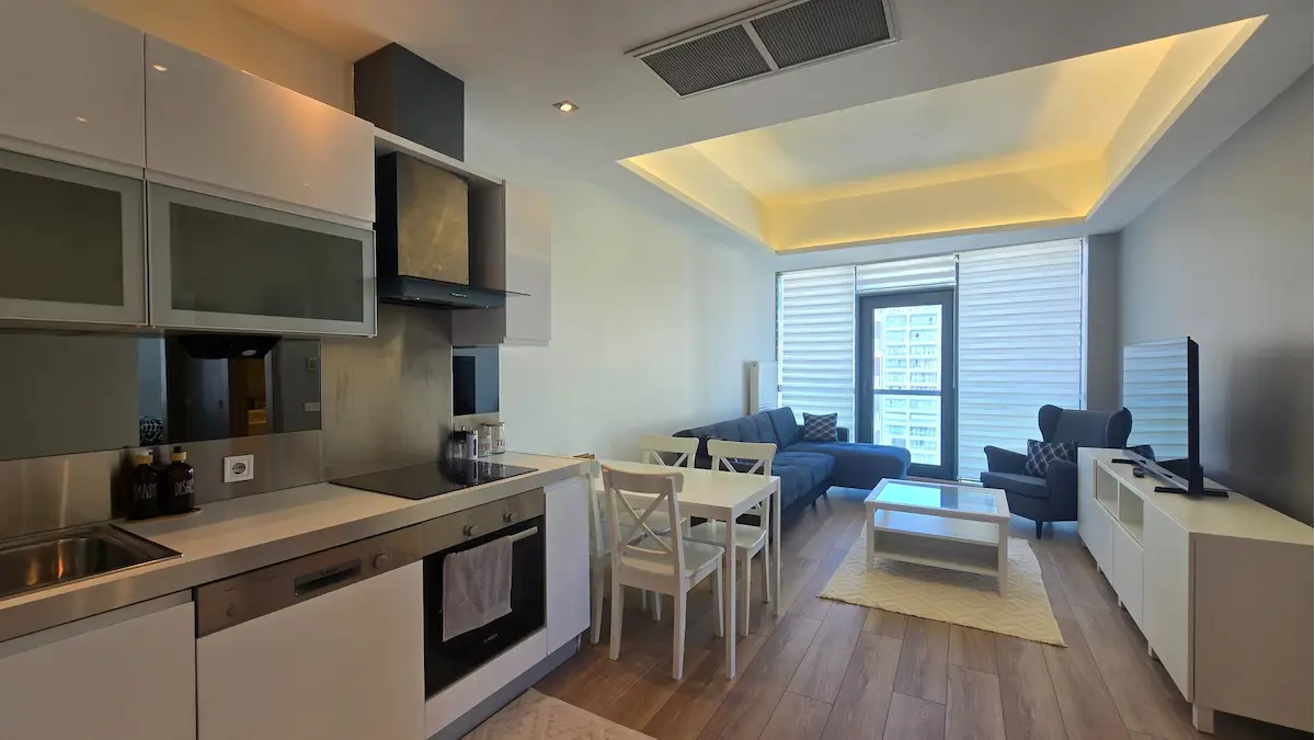 ATAŞEHİR BRANDİUM RESİDANCE YENİ EŞYALI YENİLENMİŞ KİRALIK 1+1 2