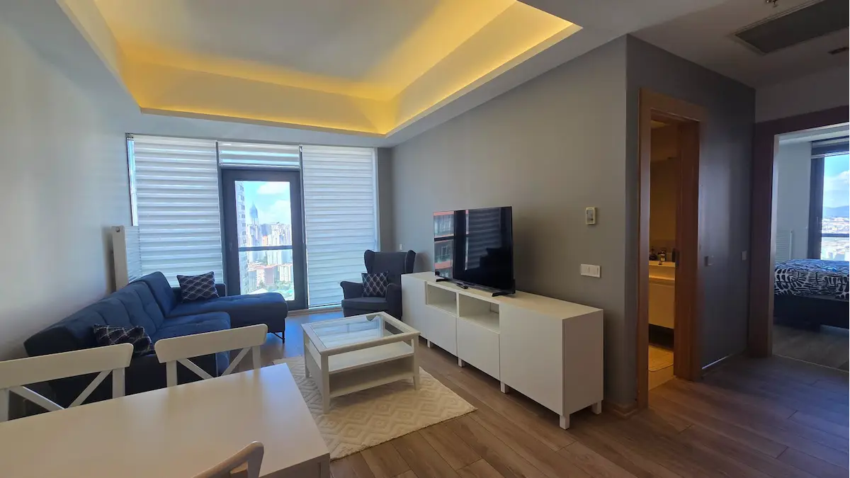 ATAŞEHİR BRANDİUM RESİDANCE YENİ EŞYALI YENİLENMİŞ KİRALIK 1+1 3