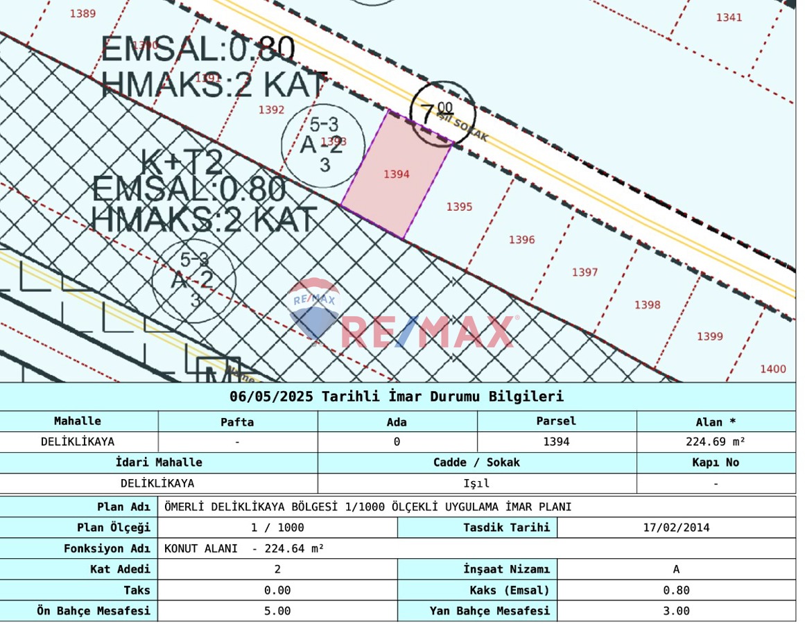 DELİKLİKAYA SANAYİYE ÇOK YAKIN KONUT İMARLI SATILIK ARSA