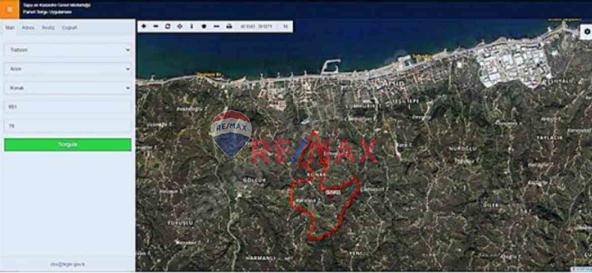 TRABZON ARSIN KONAK'TA SATILIK FINDIK BAHÇESI