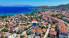 DATÇA MERKEZ'DE DENİZ MANZARALI SATILIK 3+1 TAM MÜSTAKİL VİLLA