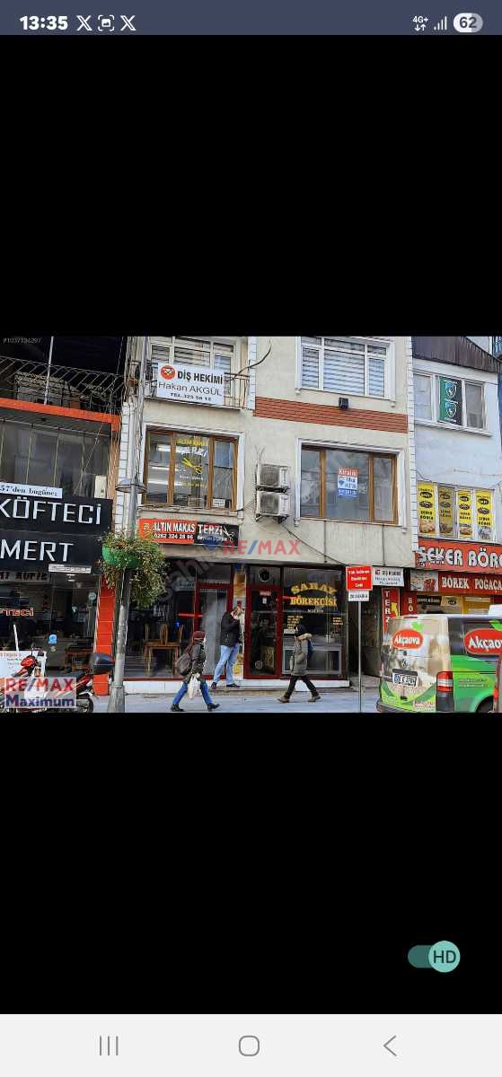 REMAX MAXİMUM'DAN ANA CADDE ÜSTÜ KİRALIK BÜRO OFİS İŞYERİ