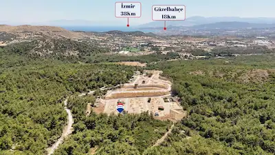 URLA ÖZBEK'TE SATILIK 211M2 HOBİ BAHÇESİ - KOOPERATIF HISSELI