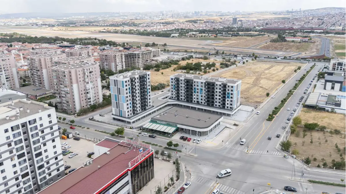 ERYAMAN ONYX CORNER'DA SIFIR SATILIK 2+1 DAİRE AMERİKAN MUTFAK
