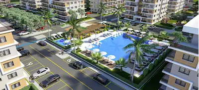 GEÇİTKALE'NİN EN GÖZDE PROJESİ OLEA'DA SATILIK 1+1 DAİRELER