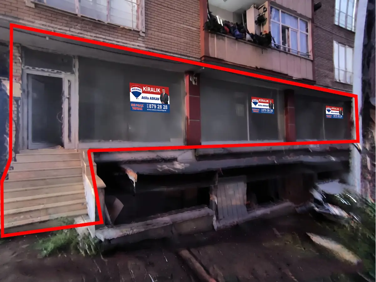ESENYURT YUNUSEMRE MH.'DE 374. SOKAKTA NET 110M2 YÜKSEK GIRIŞ KİRALIK DÜKKAN