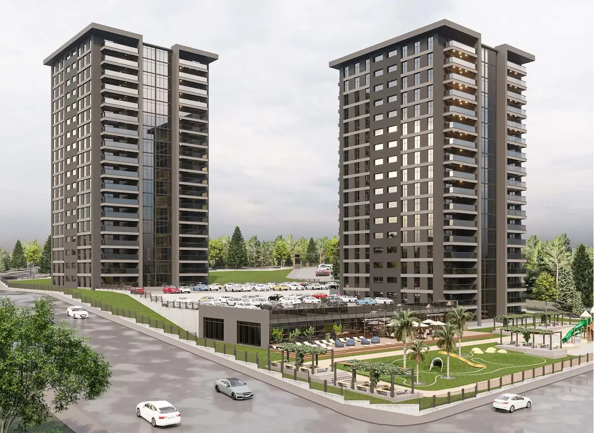 BATIKENT YUVAKÖY'DE GENIŞ PEYZAJLI LÜKS 4+1 DAIRE
