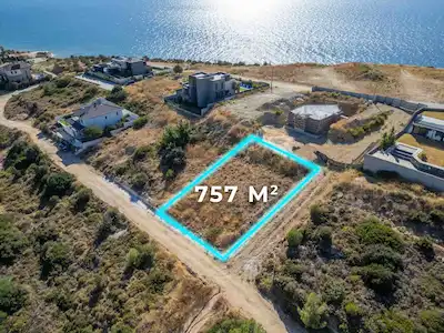 TEOK'TAN FENERBURNU'NDA PROJESI ÇIZILMIŞ 757M² KOD İMARLI ARSA
