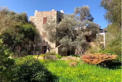 BODRUM TORBA  SAHİL PARSELİNDE MÜSTAKİL TAŞ EV VE ARSASI