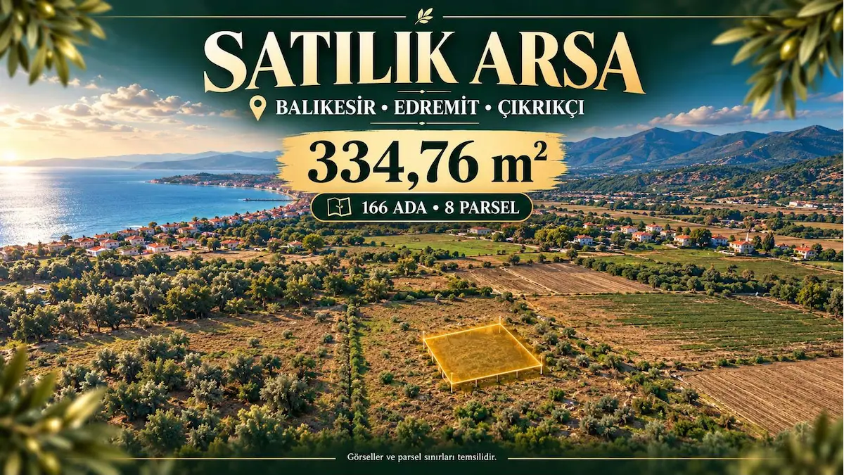 REMAX MİD'DEN DENİZE 900 METRE MESAFADE SATILIK ARSA