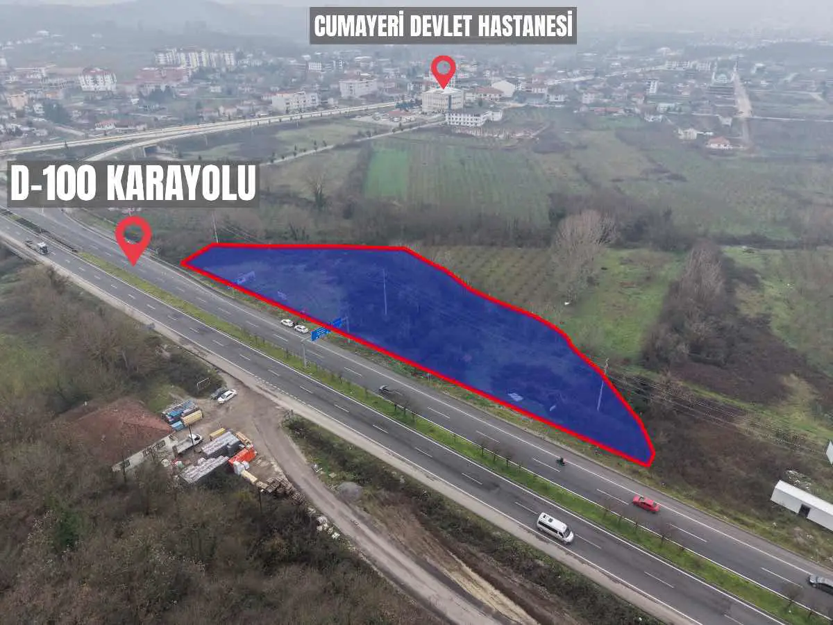 REMAX DIA'DAN GÜMÜŞOVA'DA 5077 M2 TİCARİ İMARLI SATILIK ARSA
