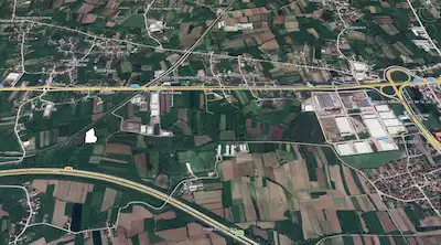 DÜZCE / GÜMÜŞOVA HACIKADIRLERDE 7.108 M² SANAYI İMARLI ARSA