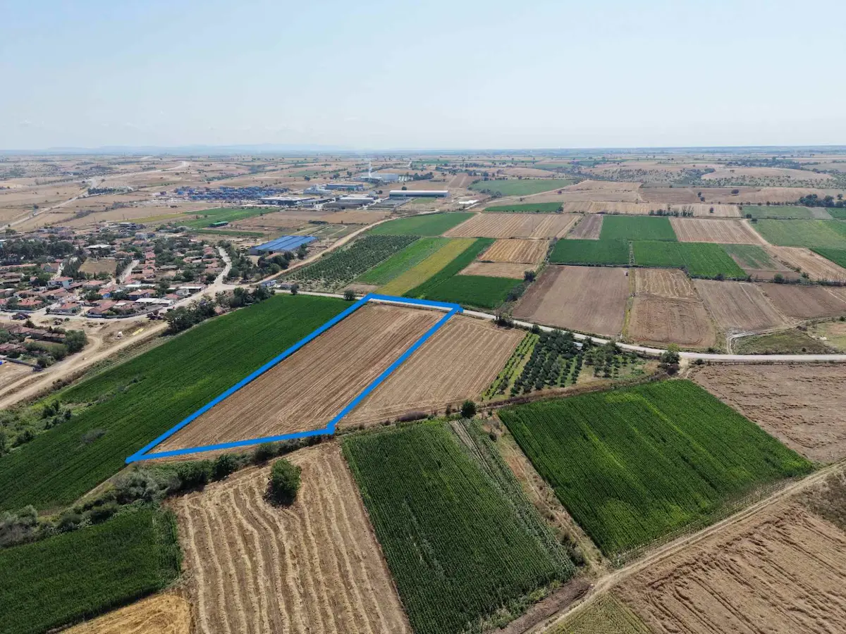KIRKLARELİ İNECE'DE İFRAZ ONAY SÜRECİNDE 15840 M² CADDE CEPHELİ YATIRIMLIK ARAZİ 3