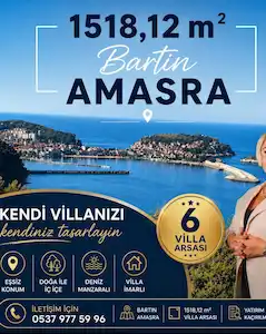 AMASRADA  DENİZ VE DOĞA İÇİNDE 6 VİLLALIK  İMARLI YATIRIM FIRSATI