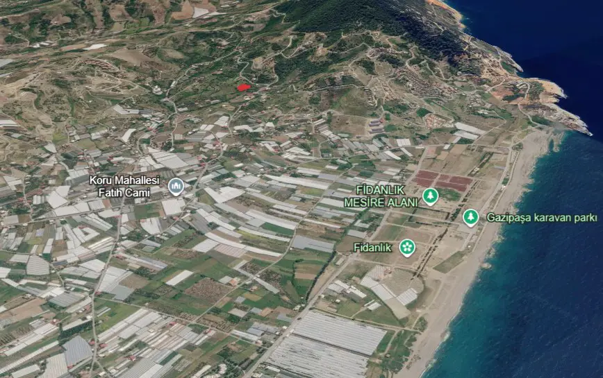TAKASA AÇIK | DENİZ MANZARALI 1.000 M² | VİLLA YAPIMINA UYGUN