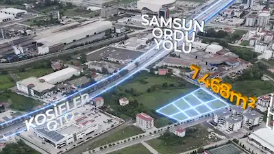 STADYUMUN KARŞISINDA 5 KAT 7468M2 TİCARİ+KONUT ! / REMAX GÖKHAN