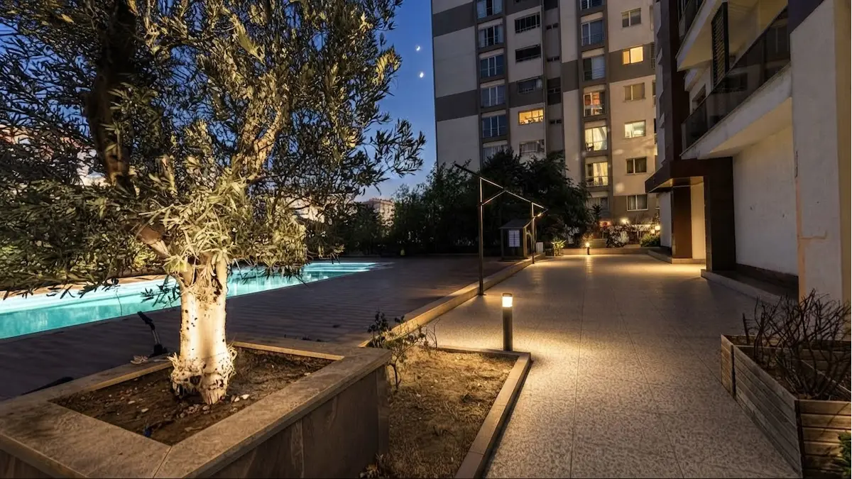 BEYAZ PALAS ADNAN KAHVECİ SATILIK DAİRE 3+1 HAVUZ VE PEYZAJ MANZ 3