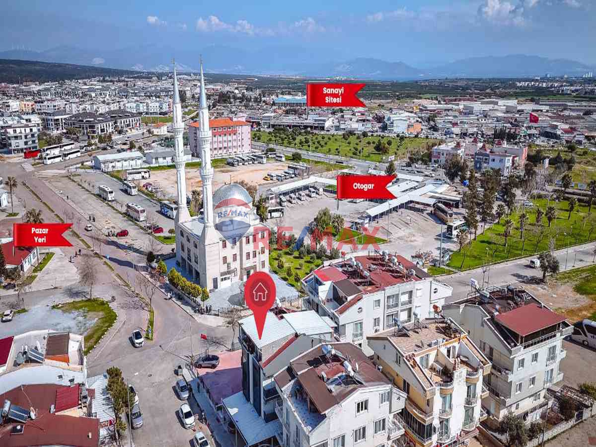 DIDIM CUMHURIYET MAHALLESI'NDE FERAH 3+1 TERASLI DUBLEKS – ÇIFT BANYO, ÇIFT TERAS, ÇIFT BALKON