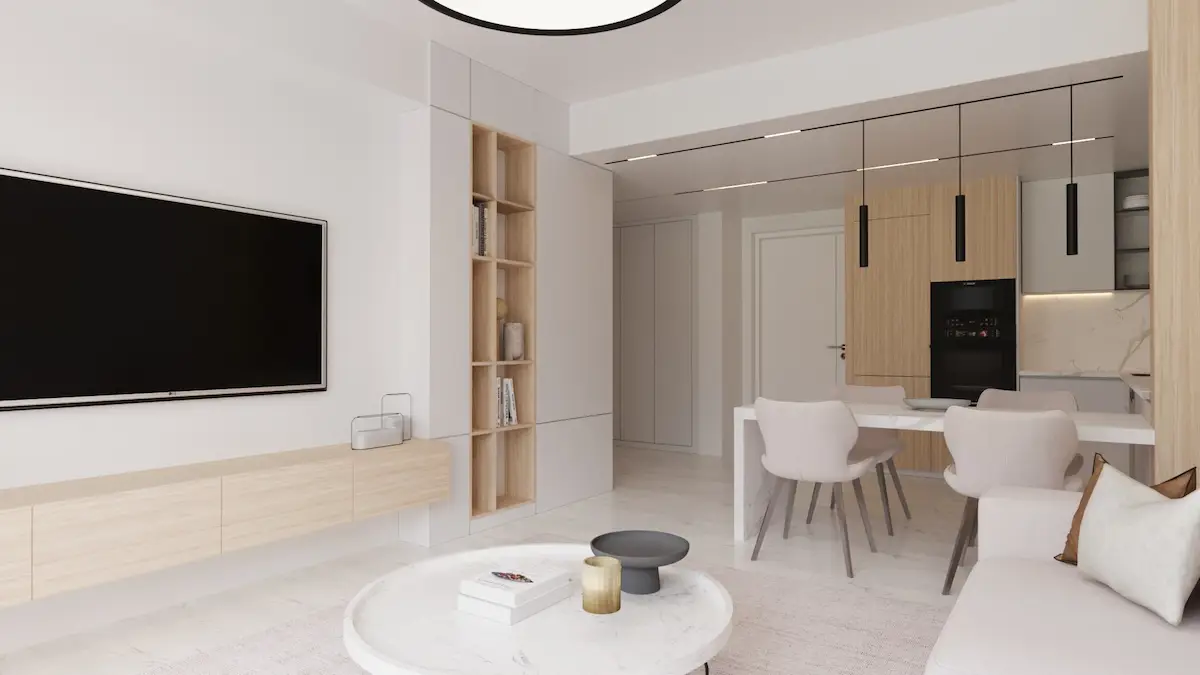 YARKÖY İSKELE’DE 1+1 DAIRE | 61 M² + BALKON + TERAS | TATIL KONSEPTI SITE
